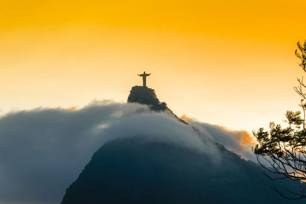 リオデジャネイロのキリスト像の画像